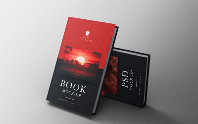 Book Mockup PSD Template Vol 44
