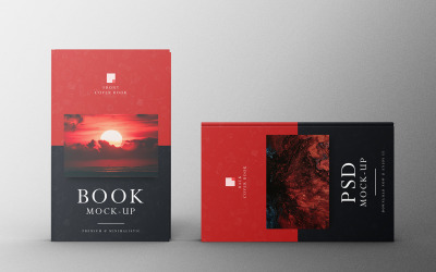 Book Mockup PSD Template Vol 47