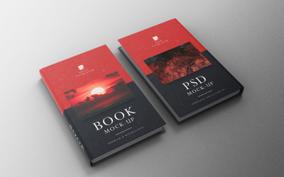 Book Mockup PSD Template Vol 49