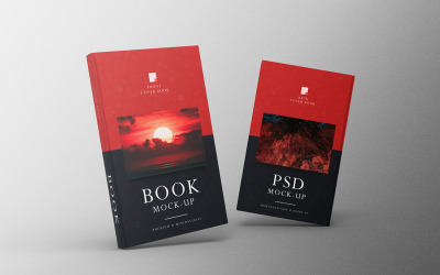 Book Mockup PSD Template Vol 50