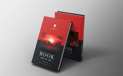 Book Mockup PSD Template Vol 51