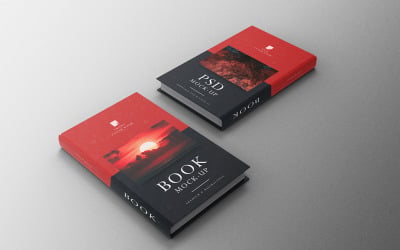 Book Mockup PSD Template Vol 53