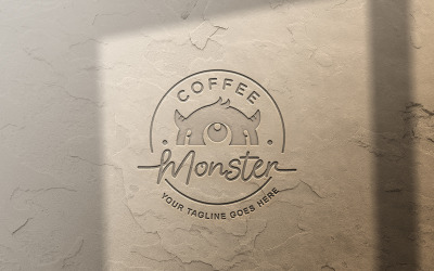 Pressed Logo Mockup PSD Template Vol 29
