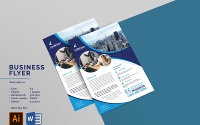 Printable Business Corporate Flyer Template