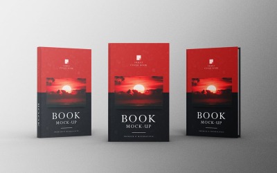 Šablona knihy Mockup PSD Vol 58