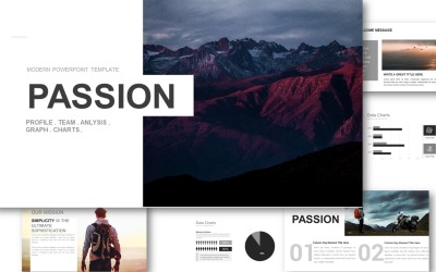 Passion - Moderní PowerPoint prezentační šablona