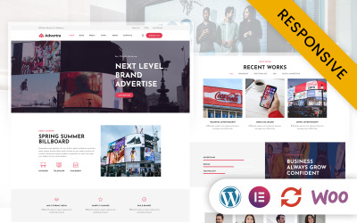 Adverta - Elementor WordPress-thema voor reclame- en marketingbureau