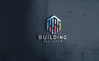 Gebäude-Immobilien-Logo