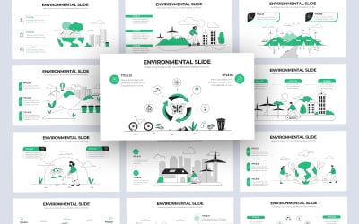 环境矢量图PowerPoint模板