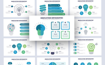 Innowacje Infografika Szablon PowerPoint