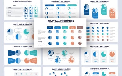 Modello PowerPoint - Infografica di Harvey Ball
