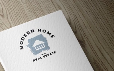 Moderní Home Real Estate Logo