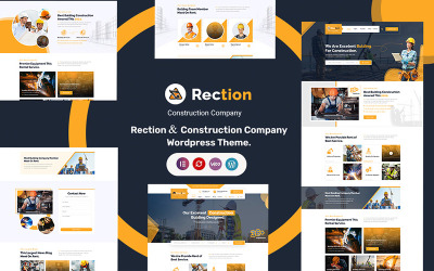 Rection - Тема WordPress для строительной компании