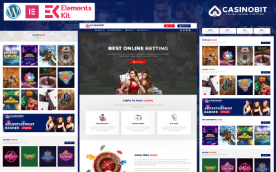 Casino Bit - Tema WordPress de Cassino Online e Apostas