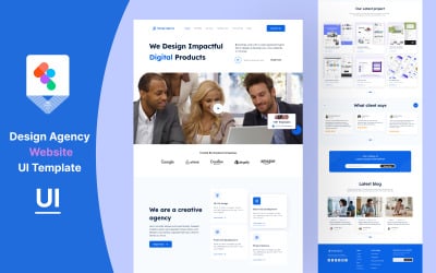 Design Agency  Website UI Template