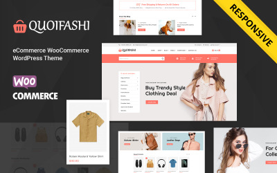 Tema WooCommerce del negozio di moda e accessori Quoifashi