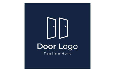 Deur Logo vector zakelijke vector 2