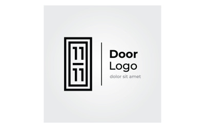 Deur Logo vector zakelijke vector 4
