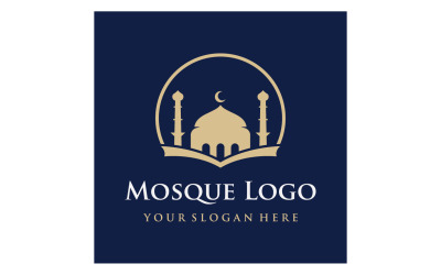 Moskee Logo vector sjabloon vector 7