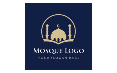 Mosque Logo vector template vector 7