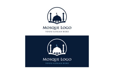 Mosque Logo vector template vector 9