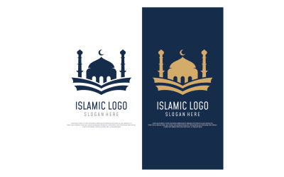 Mosquée Logo vector template vecteur 8