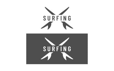 Surf club summer holiday logo 16