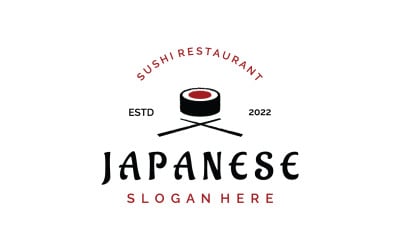 Sushi cibo giappone logo vettoriale 9