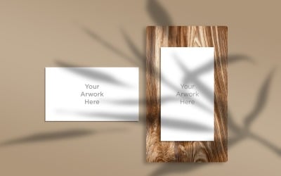 Letterhead And Landscape Paper Mockup