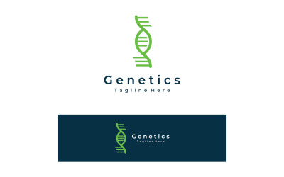 DNA medische gezondheid logo vector 9