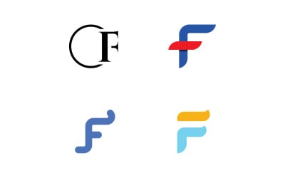 F letter initial company name business slogan 19