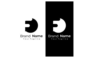 F letter initial company name business slogan 21