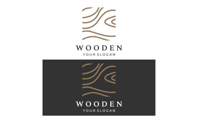 Wooden furniture work logo vector 12