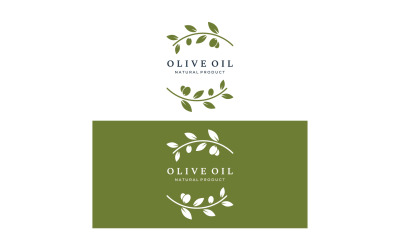 Olive oil tree logo vector 12