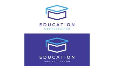Vettore del logo della scuola universitaria dell&amp;#39;istruzione 17