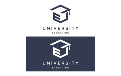 Vzdělání univerzitní školní logo vektor 25