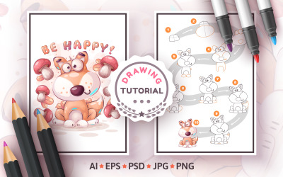 Drawing Tutorial Fox | Step By Step