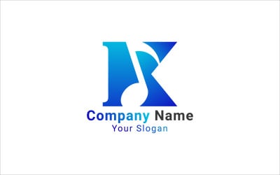 Logotipo de karaoke de letra K, logotipo de letra K