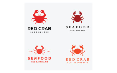 Seafood crab food fresh logo 13