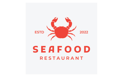 Seafood crab food fresh logo 4