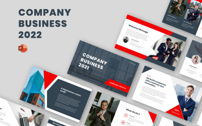 Company Business &amp;amp; Company Profile PowerPoint Template