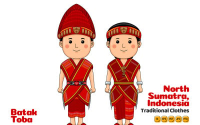 Batak Toba Indonesien Traditionell duk