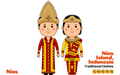 Nias Indonesië traditionele doek