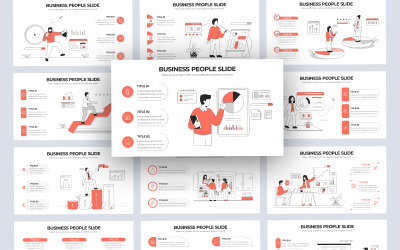 People Vector Infographic Google Slides Template