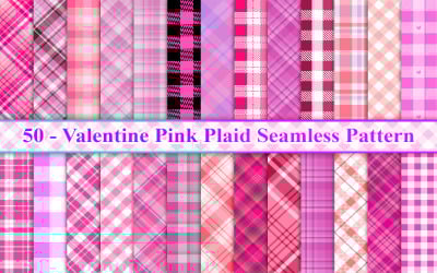 Valentine Buffalo Plaid Nahtloses Muster, Buffalo Plaid Nahtloses Muster