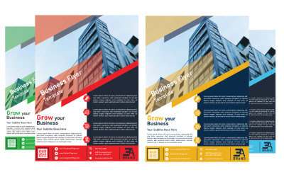 Creatieve zakelijke flyer-sjabloon – volledig bewerkbaar en printklaar marketingontwerp