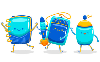 Cute Creative Mascot Pack 02