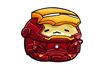 Cute Hamster Super Hero 02