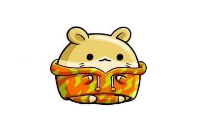 Cute Hamster Winter Outfit 06