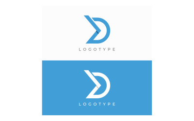 D letra inicial nombre comercial logo nombre 3